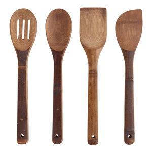 Carbonized Bamboo Essential Cooking Utensils 4 Pack - World Market