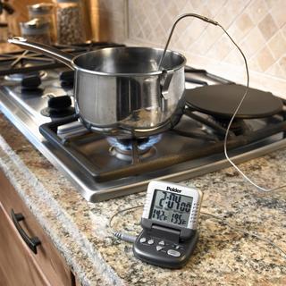 Polder 362-90 Digital In-Oven Thermometer/Timer White 