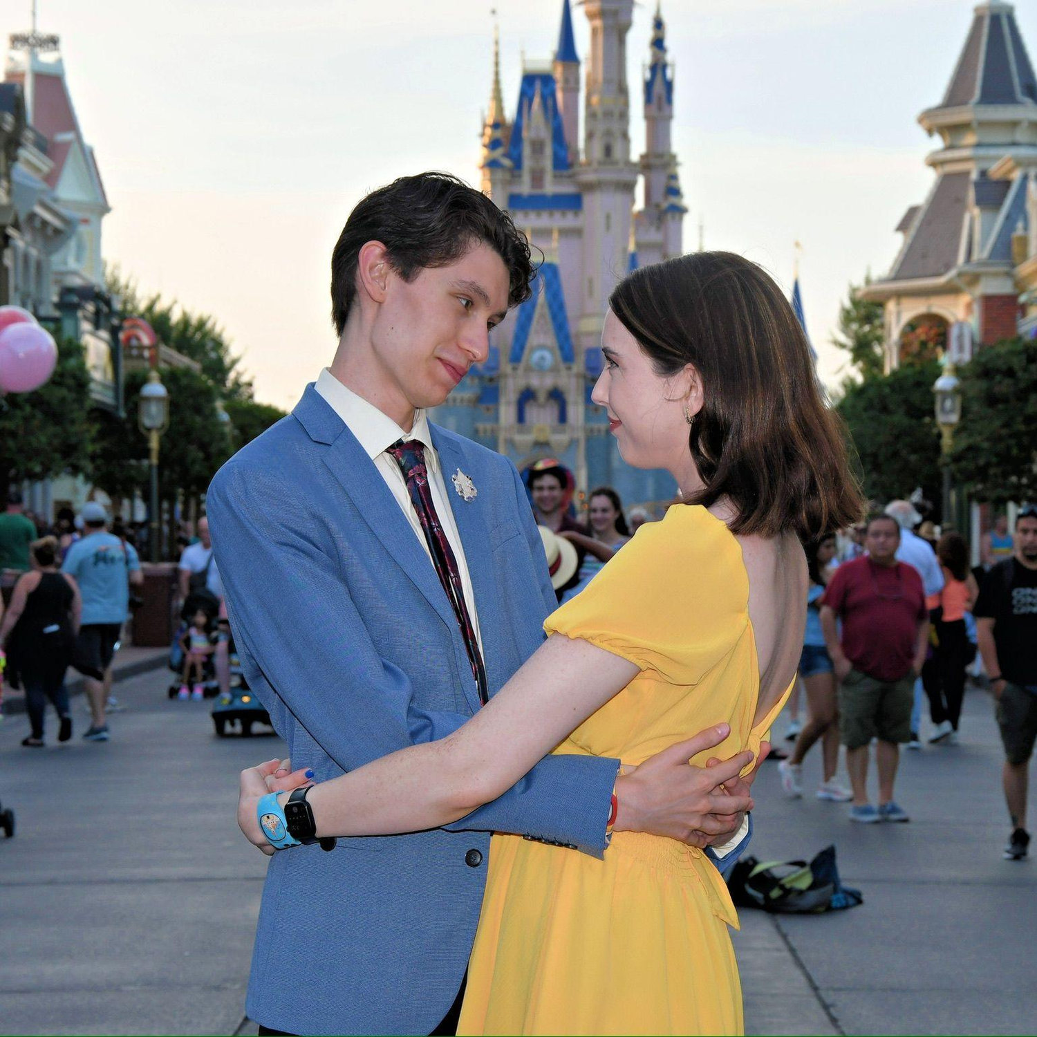 Margo and William the evening before their dinner at The Beauty and The Beast restaurant.