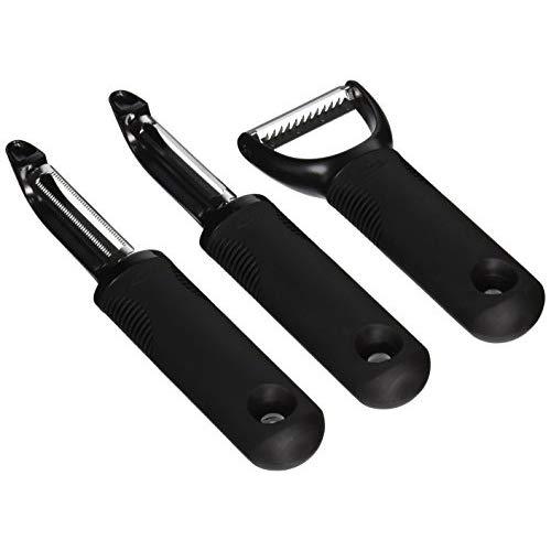 OXO Good Grips 3 Piece Peeler Set, Black