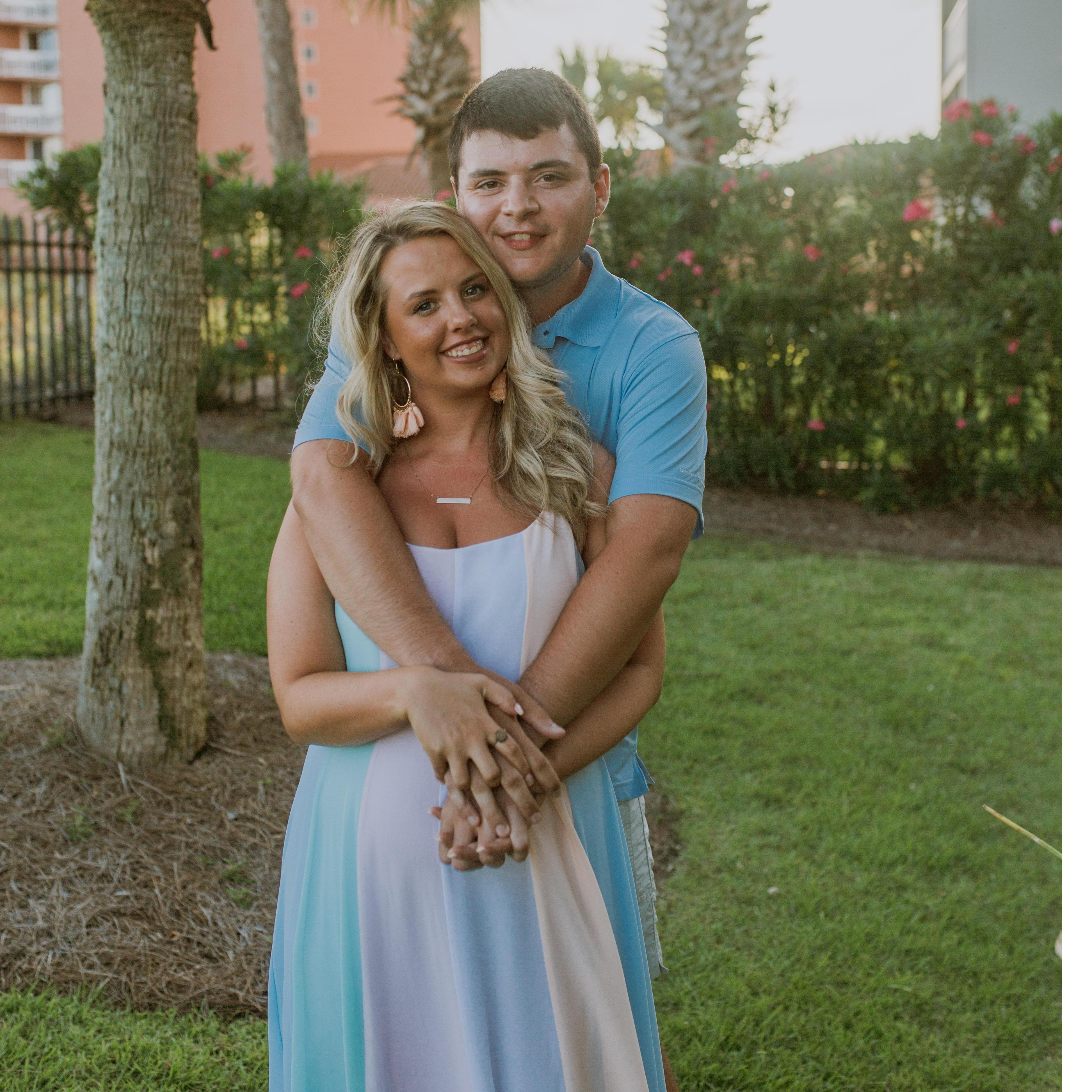 The beginning of our photo shoot! I just thought they were beach pics!