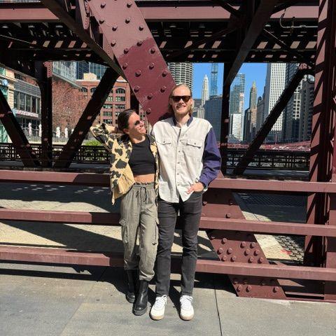 Hugh's first trip to Chicago, April '24