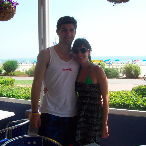 Our very first vacation together in Virginia Beach.