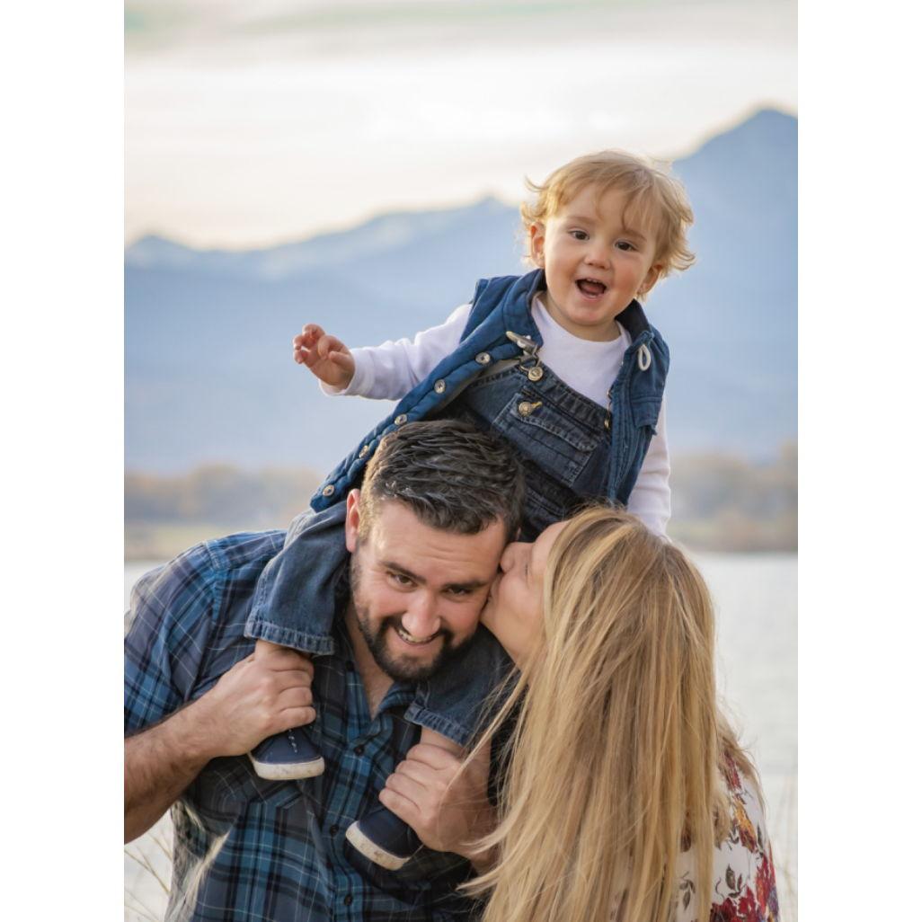 Our first family photo. I love this picture of Jack!