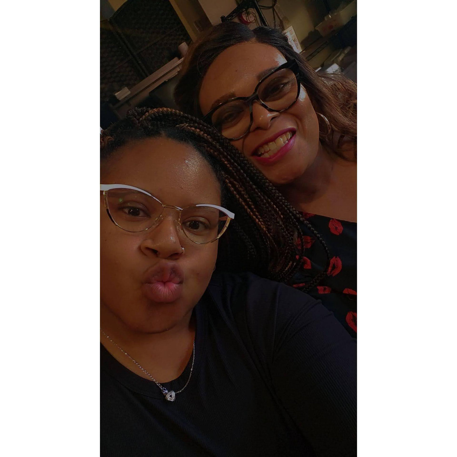 Ayanna and her momma!