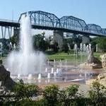 Coolidge Park & Walnut Street Pedestiran Bridge