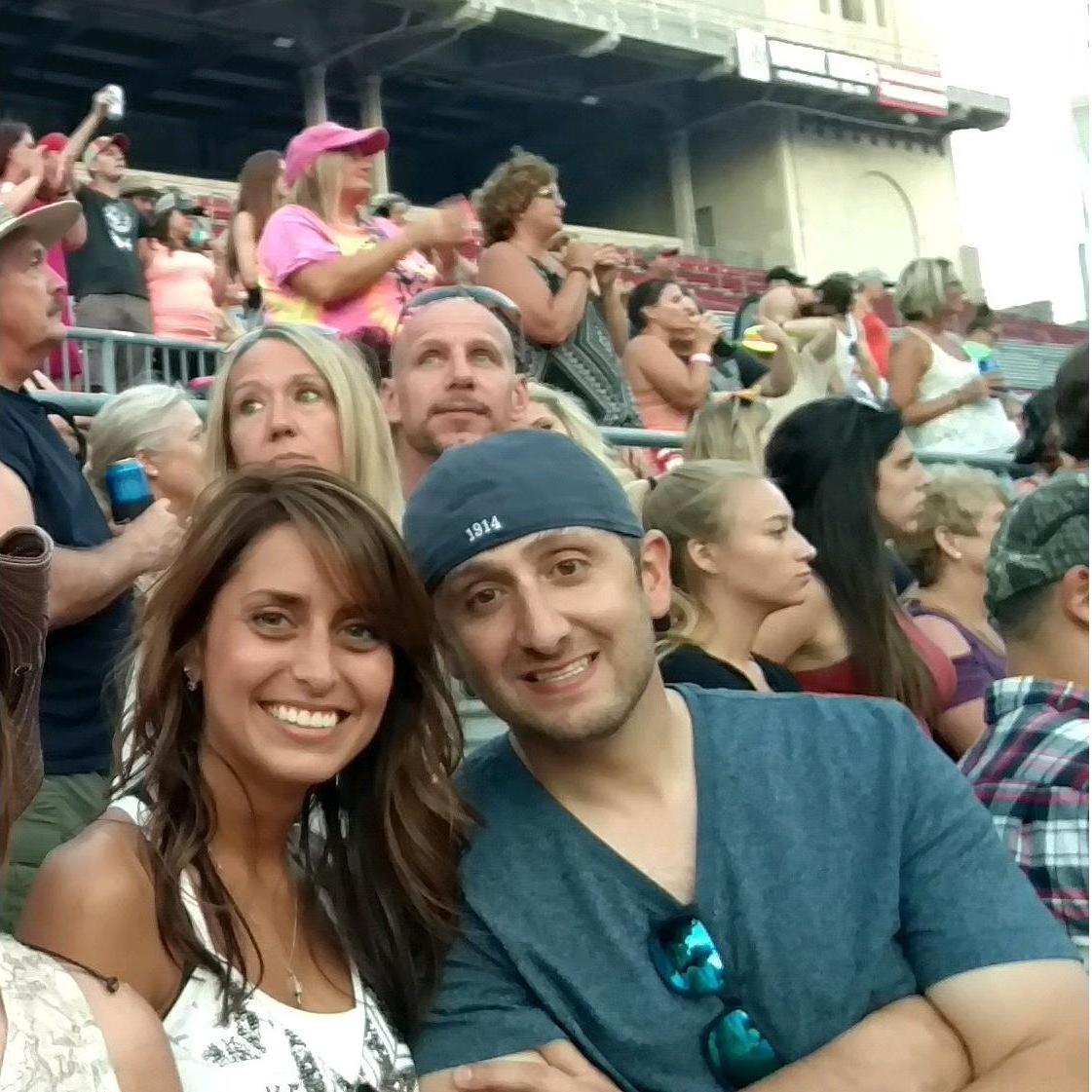 The very first concert we went too! Mike also met my parents for the first time this day!