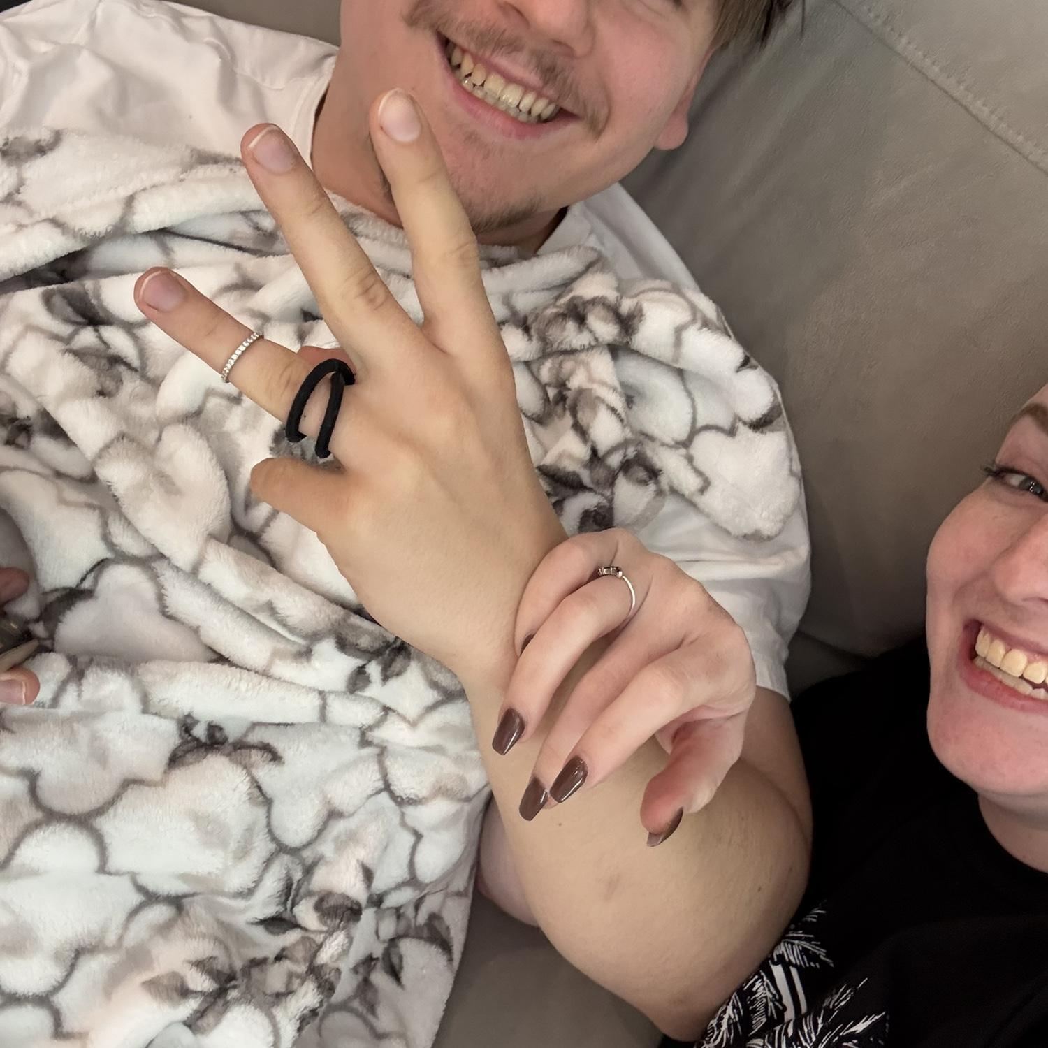 Megan accidentally proposed!