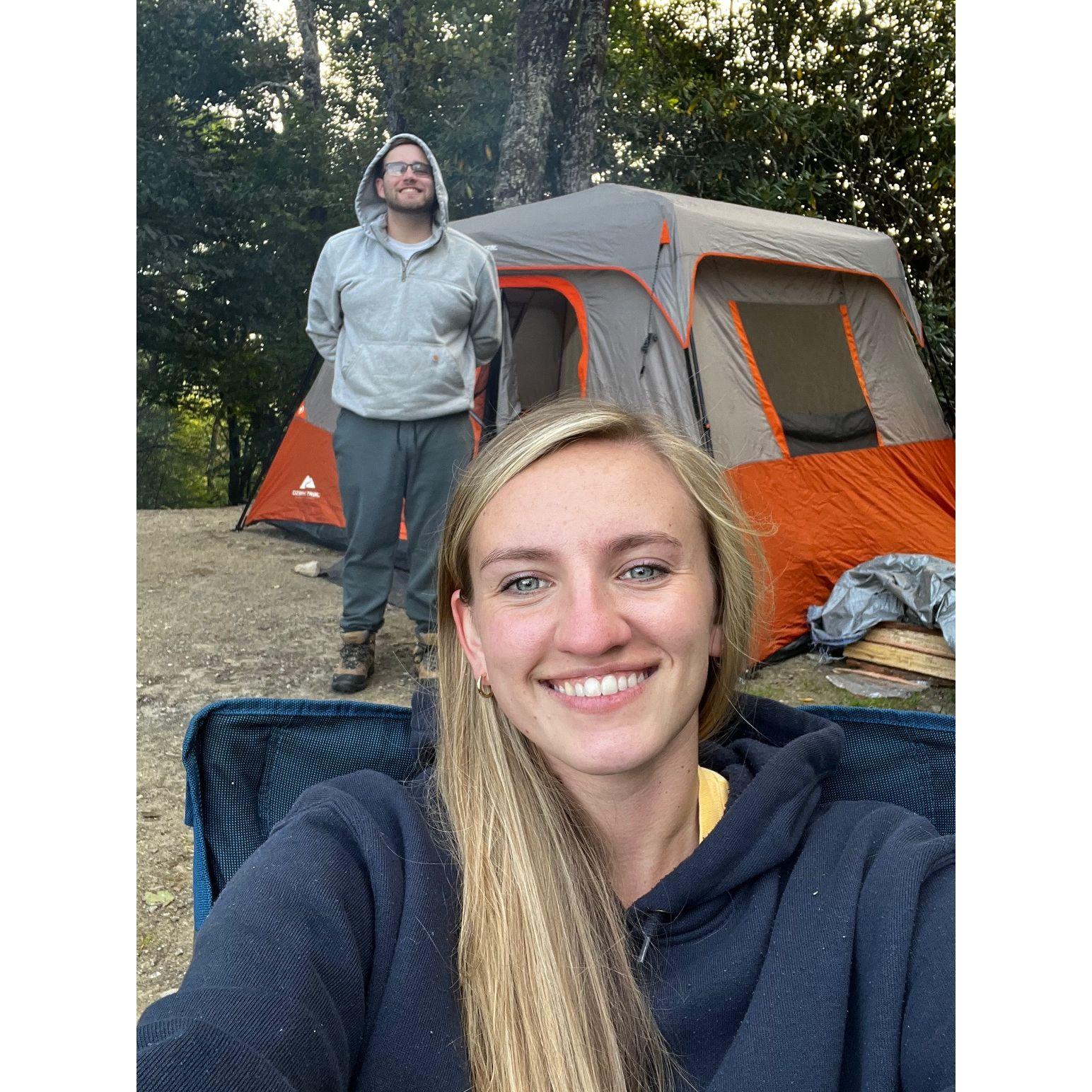 First camping trip to Mile High Campgrounds!