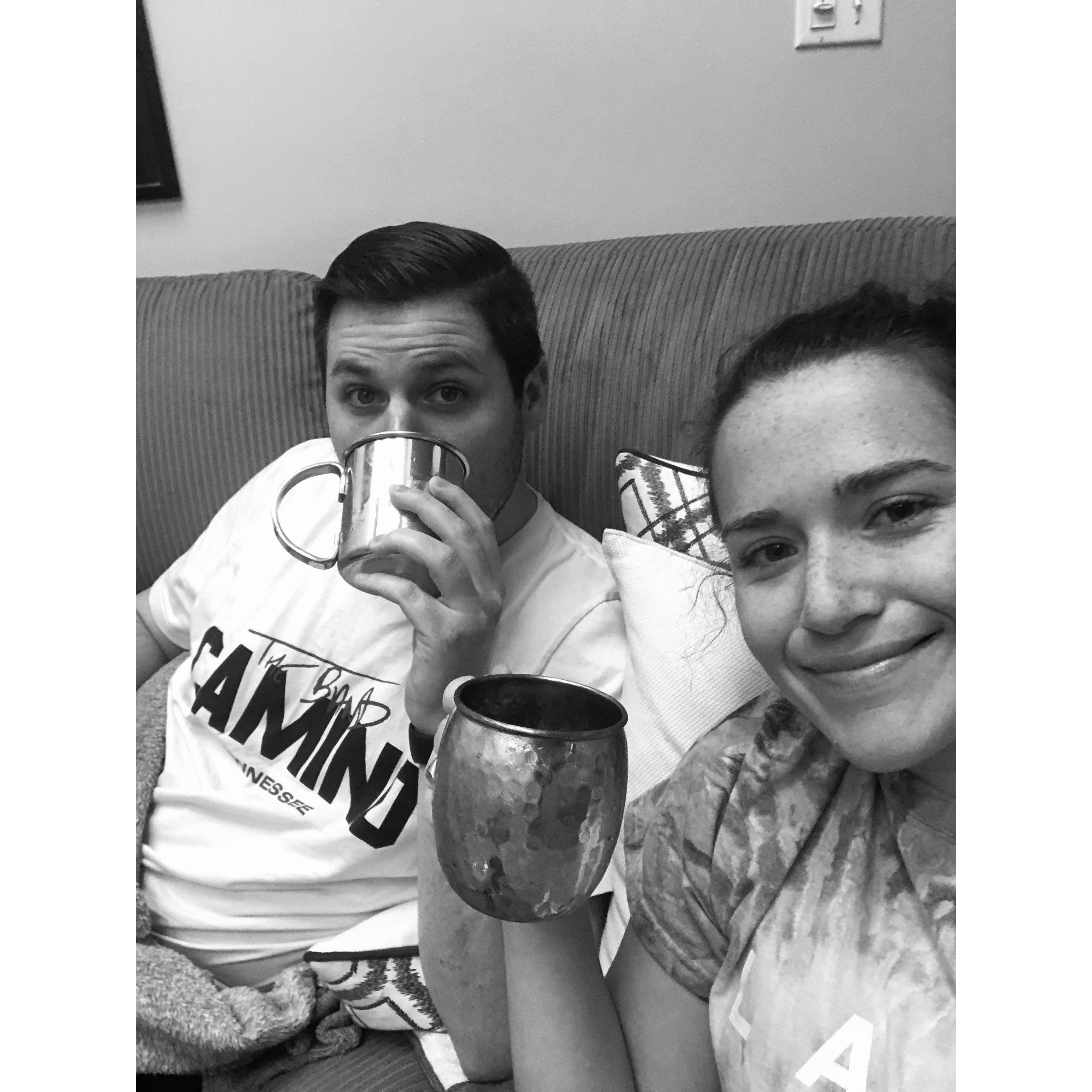 When Lisa and Nick realized they were going to be quarantined indefinitely and live together with only their one-week's worth of carry-on bag of clothes from NYC.