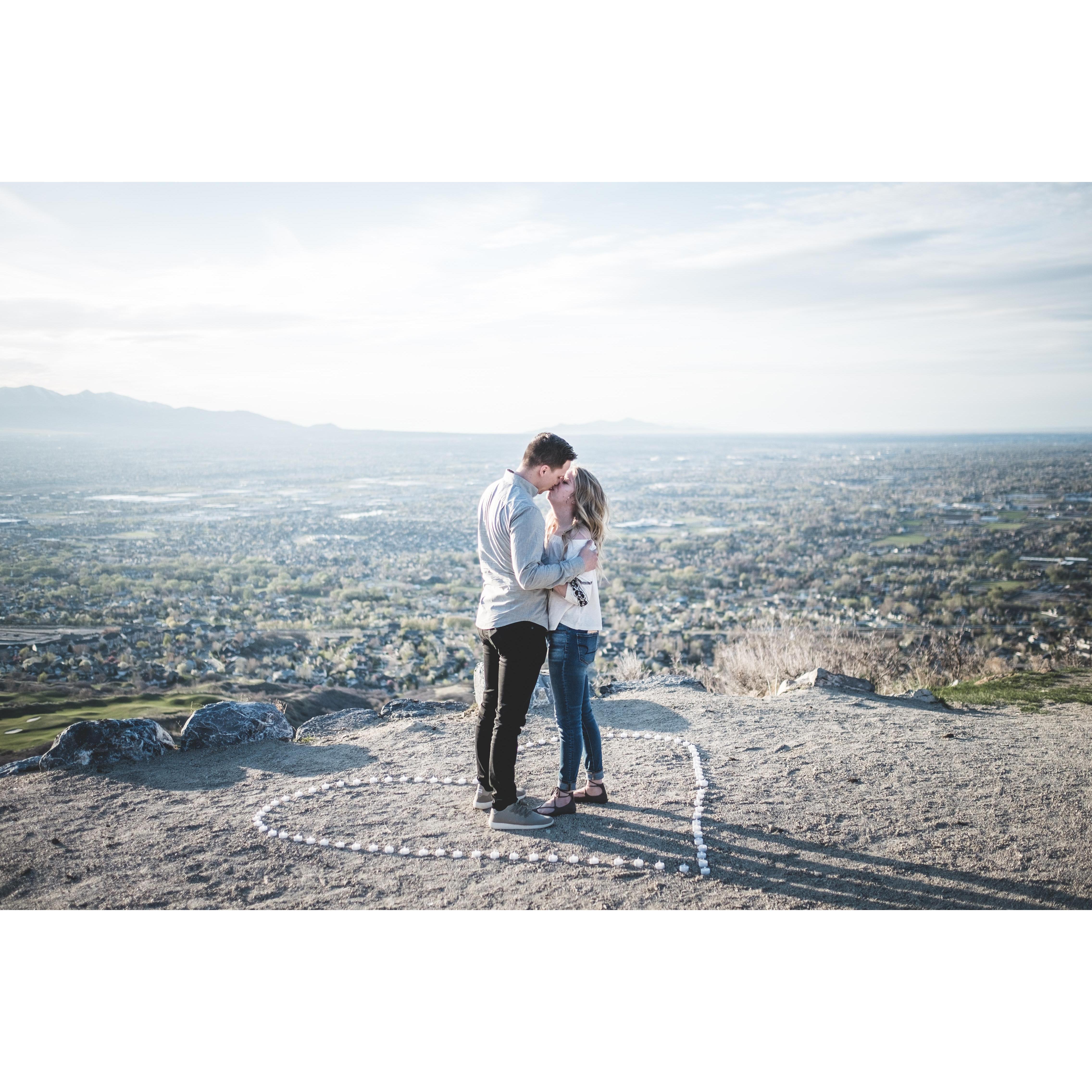 The ring was so beautiful i forgot to say yes! (but i still said yes, of course!)