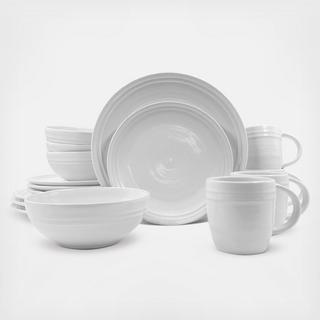 Lines 16-Piece Dinnerware Set, Service for 4