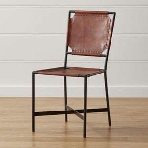 Laredo Brown Leather Dining Chair
