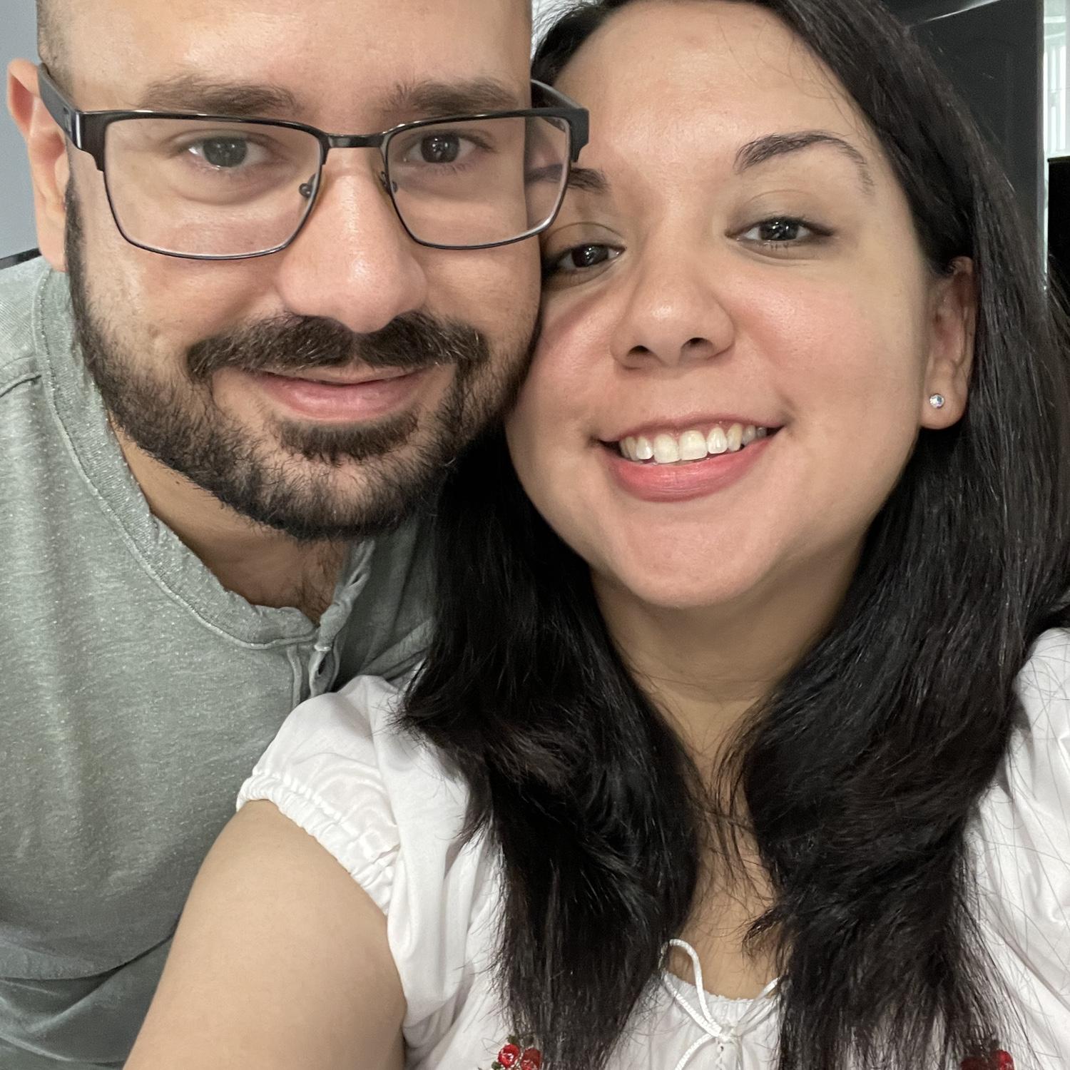 Our first official photo together was on Super Bowl Sunday, this was the weekend we met each other’s parents