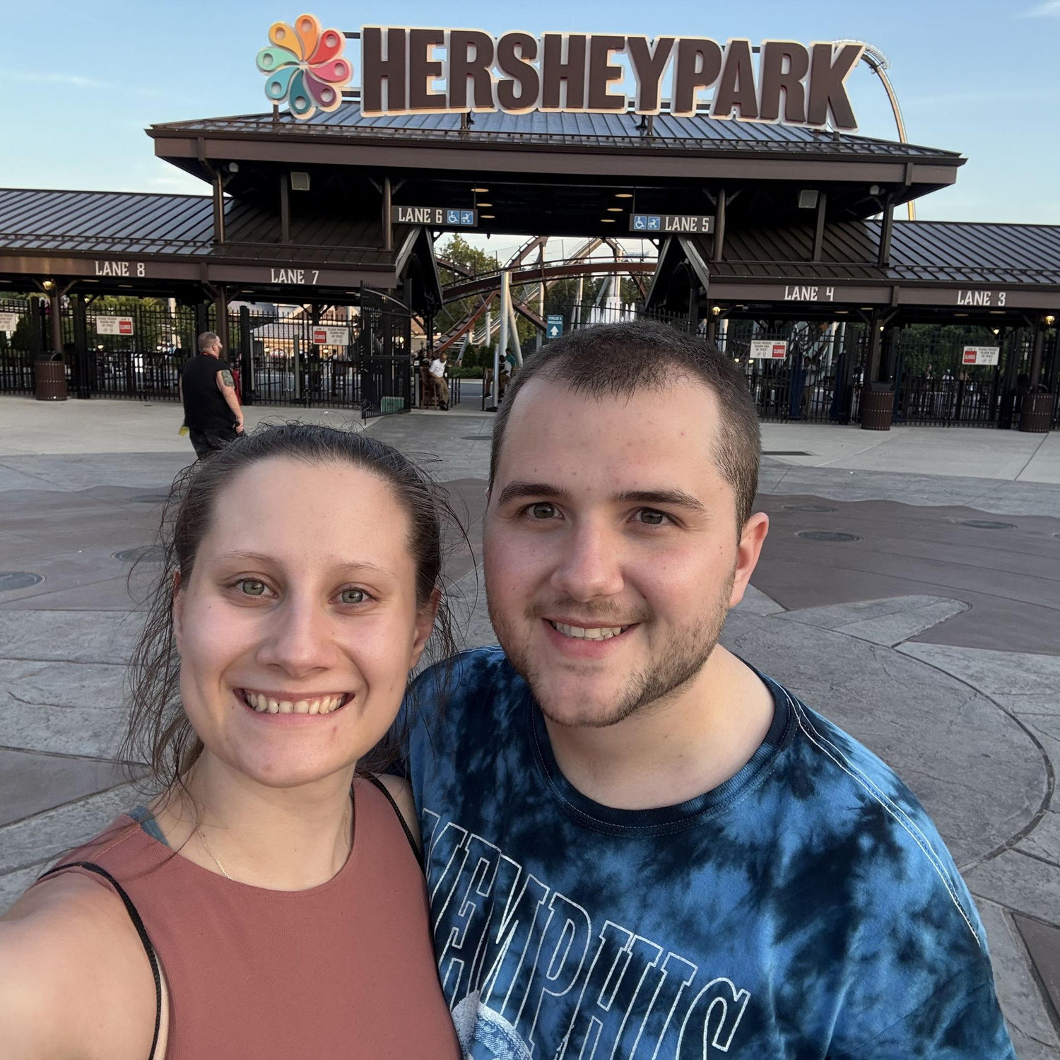 Traveled to Hershey Park in Hershey, PA on July 15,2025.