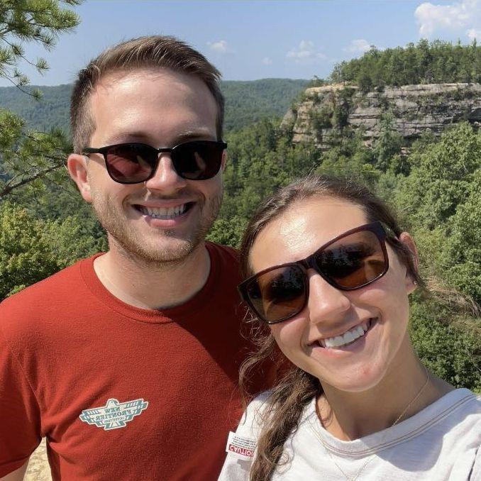 Our first trip together and Bailey's first time in KY