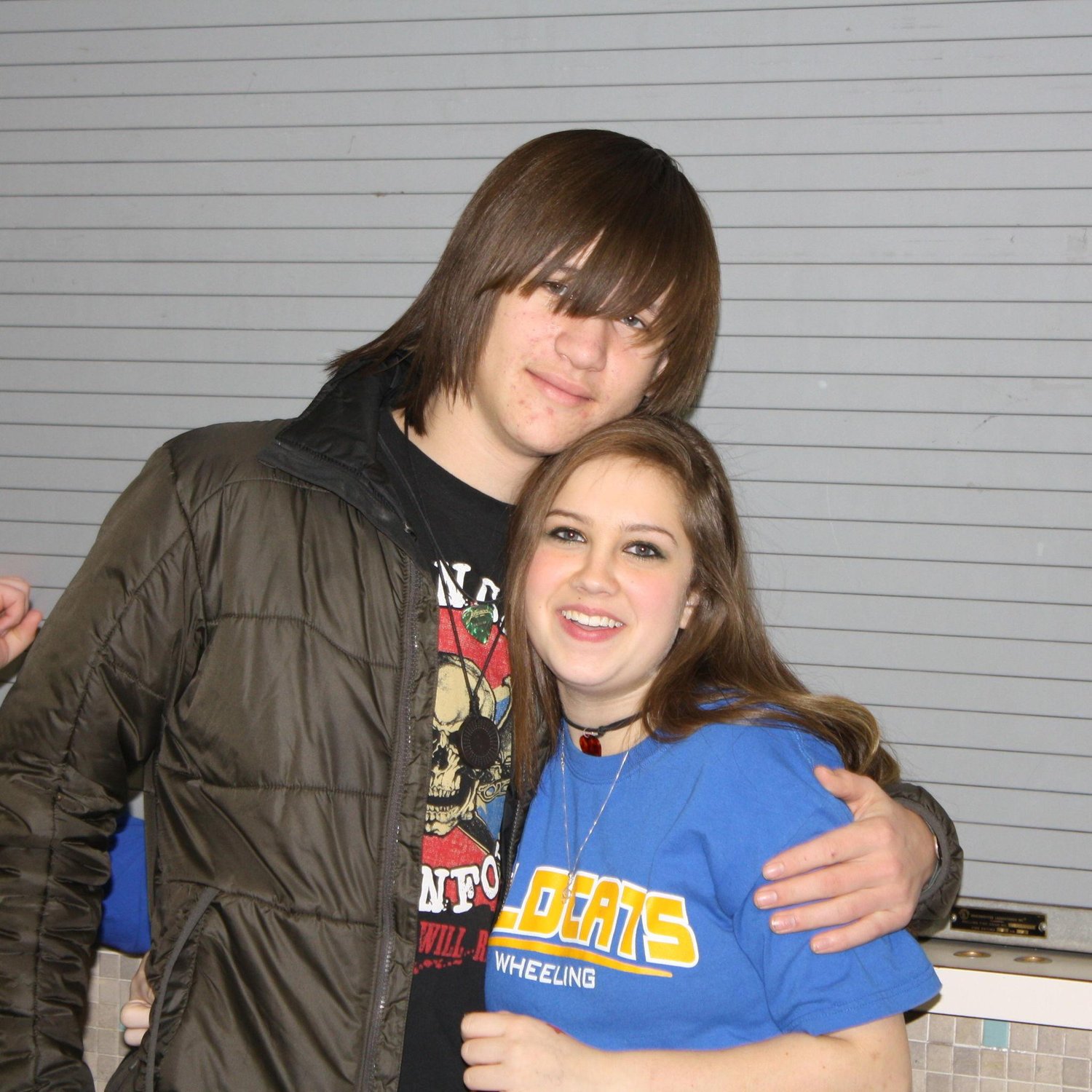 January 2010, our first official photo as a couple
