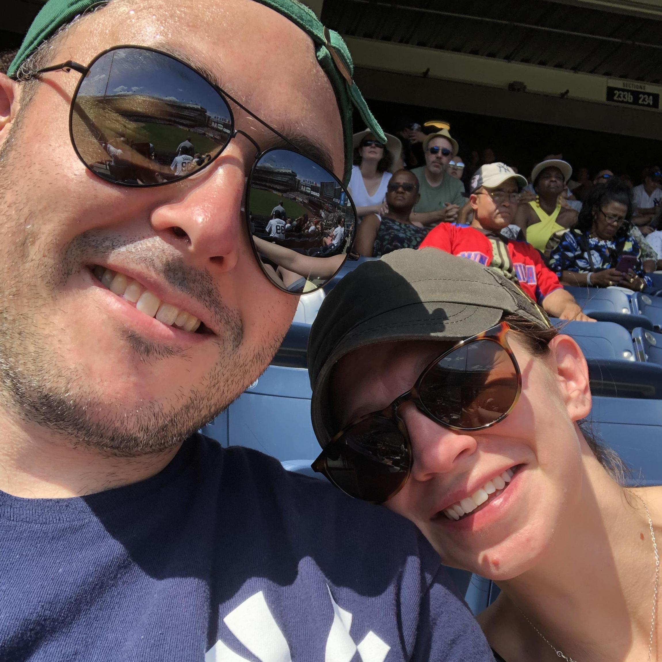 Joe's loves a Yankees game and makes you move to the sunny side of the stadium in spite of your VERY nice seats in the shade.