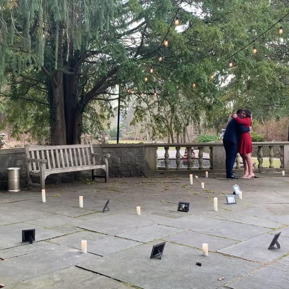 He asked, she said yes! <3333