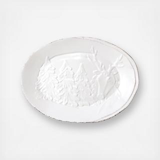 Lastra Winterland Small Oval Platter