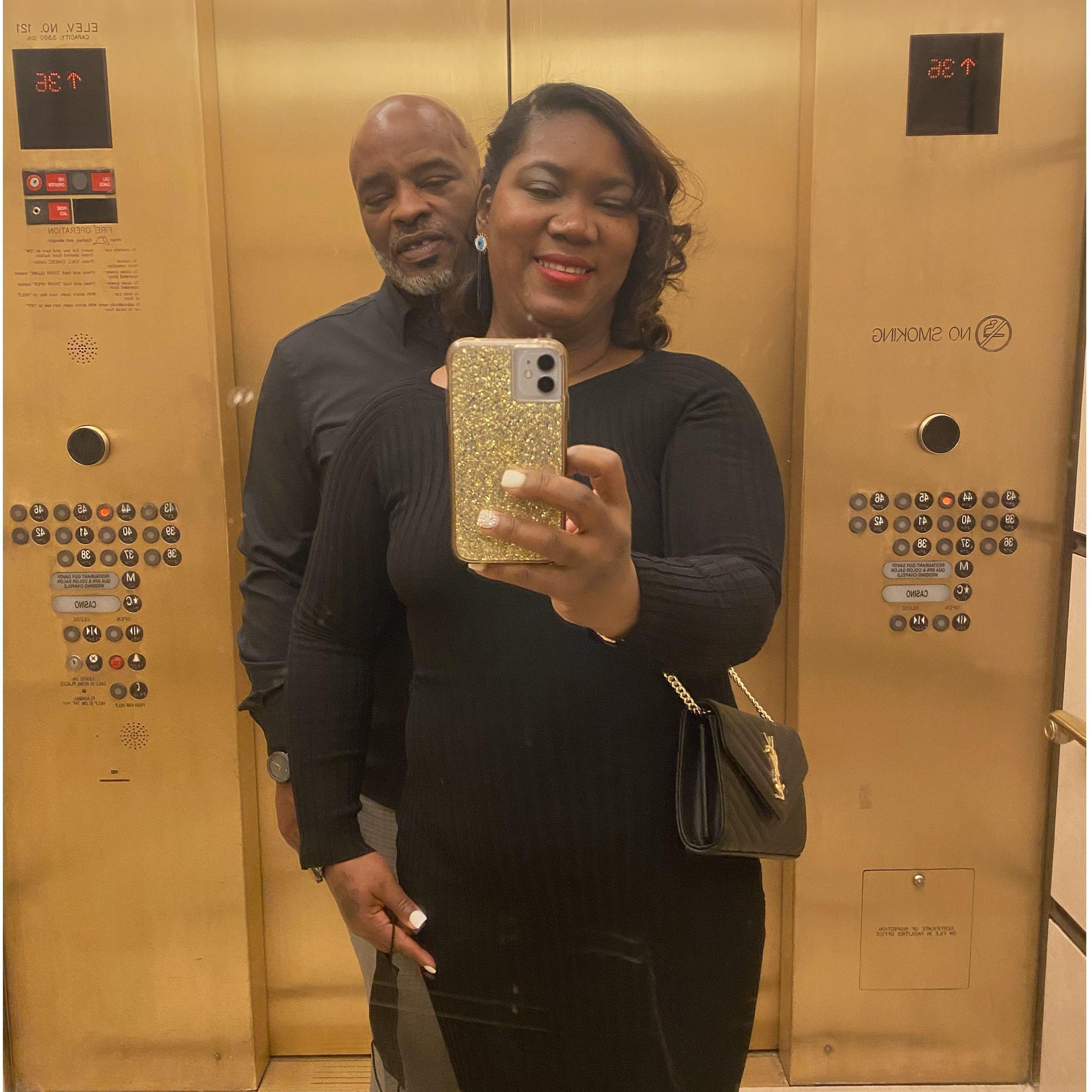 Elevator Pose after the Ring.........