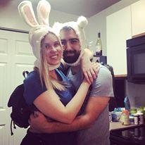 Rocking our Finn and Fionna costumes for Halloween 2018!