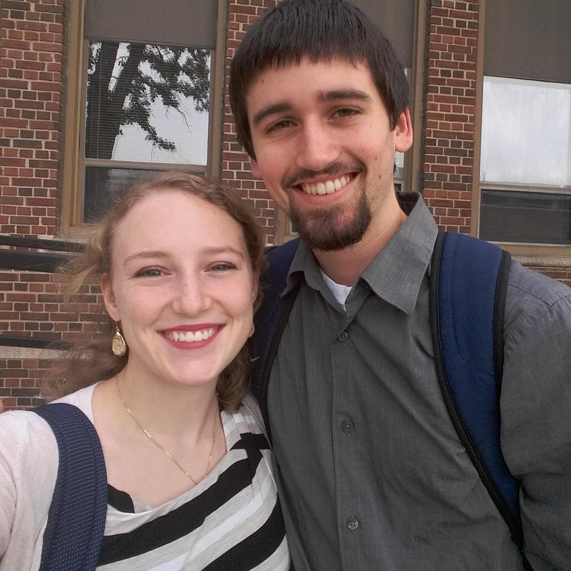 1st day of Junior year. My packpack broke, so Gracie gave me hers! (Edit 9/22, I lost Gracie's packpack, don't tell her) (Edit 9/23, She found out... heh)