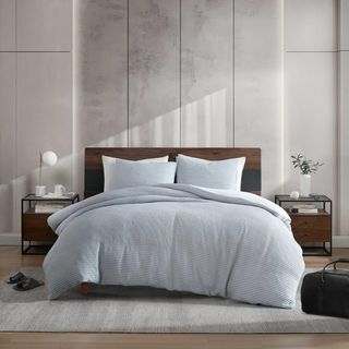 Solid Waffle 3-Piece Comforter Set
