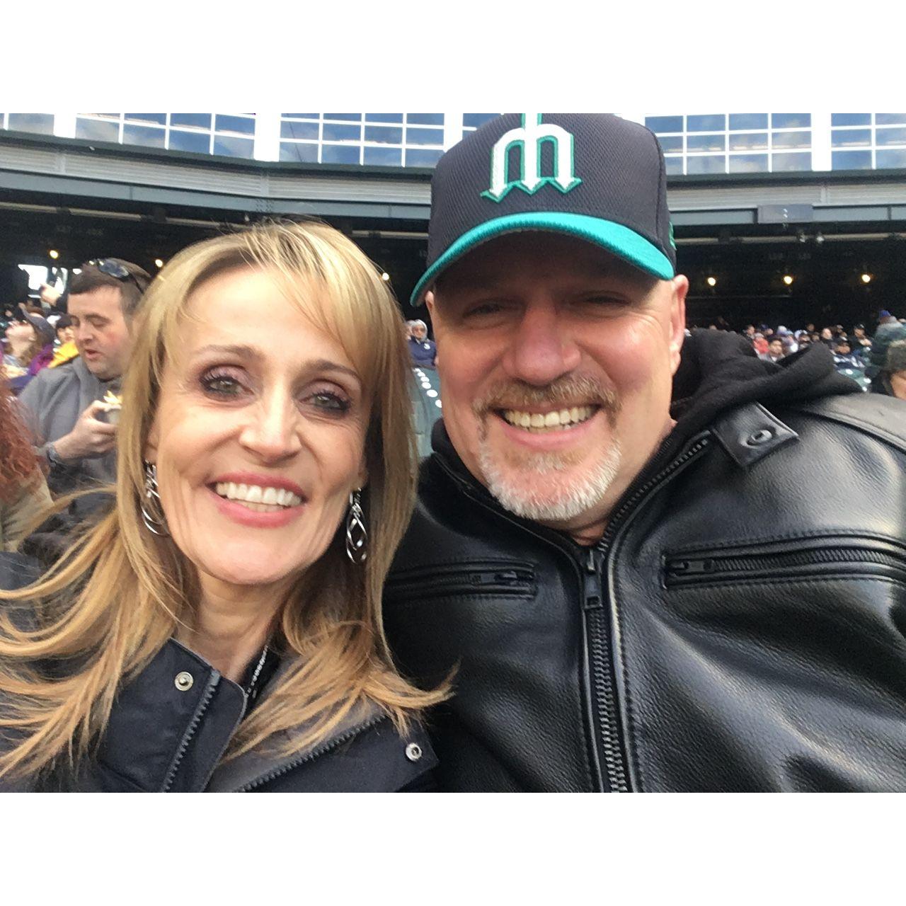 Seattle Mariner's game! We both love baseball!!
