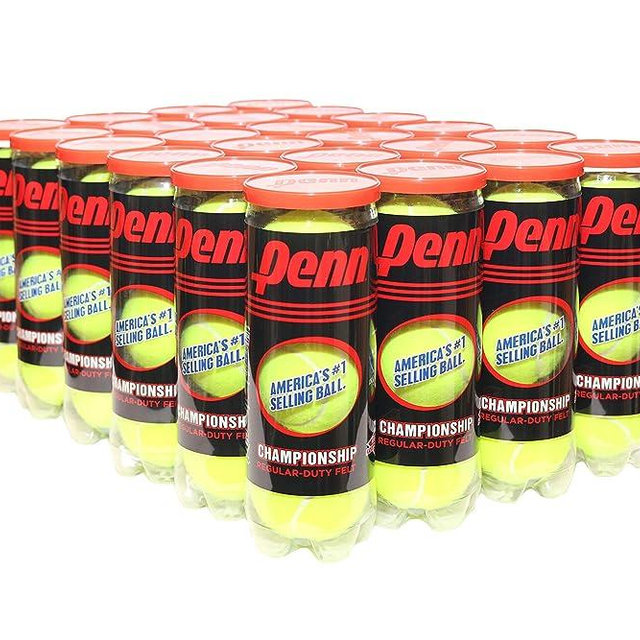 Penn Championship Tennis Balls - Regular Duty Felt Pressurized Tennis Balls