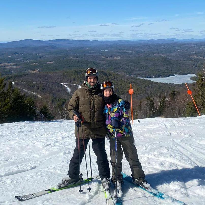 Skiing at Mt. Sunapee, NH