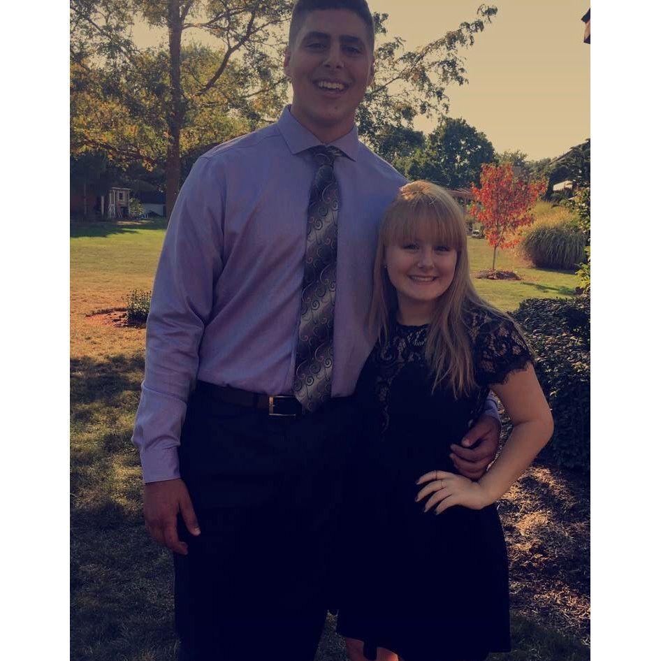 Our first dance, Homecoming 2017