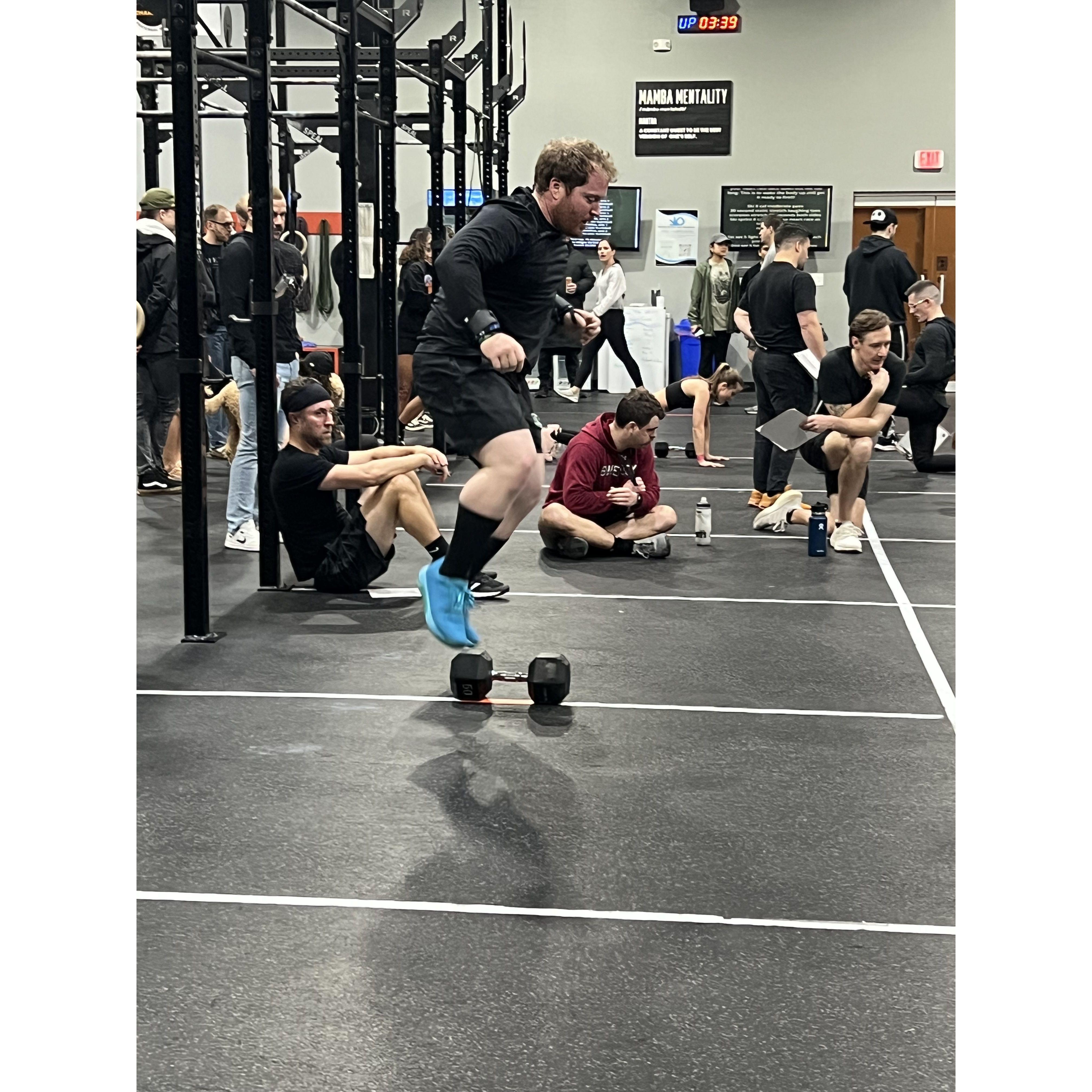 Richard likes to lift heavy things