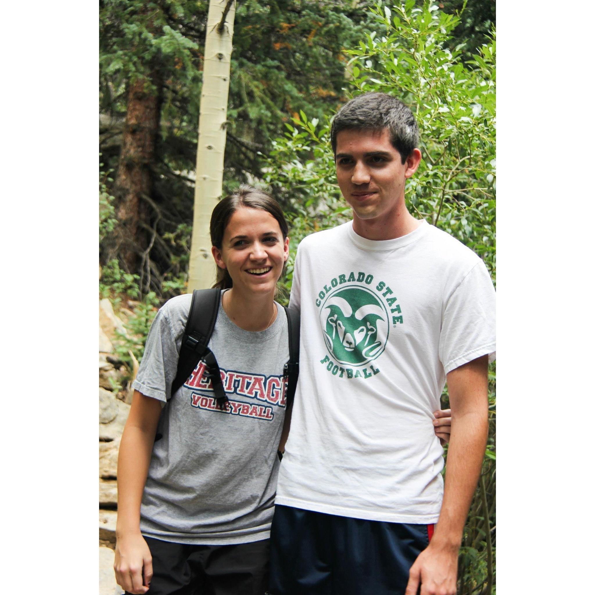 First hike? Last time Tyler pretended to like hiking?