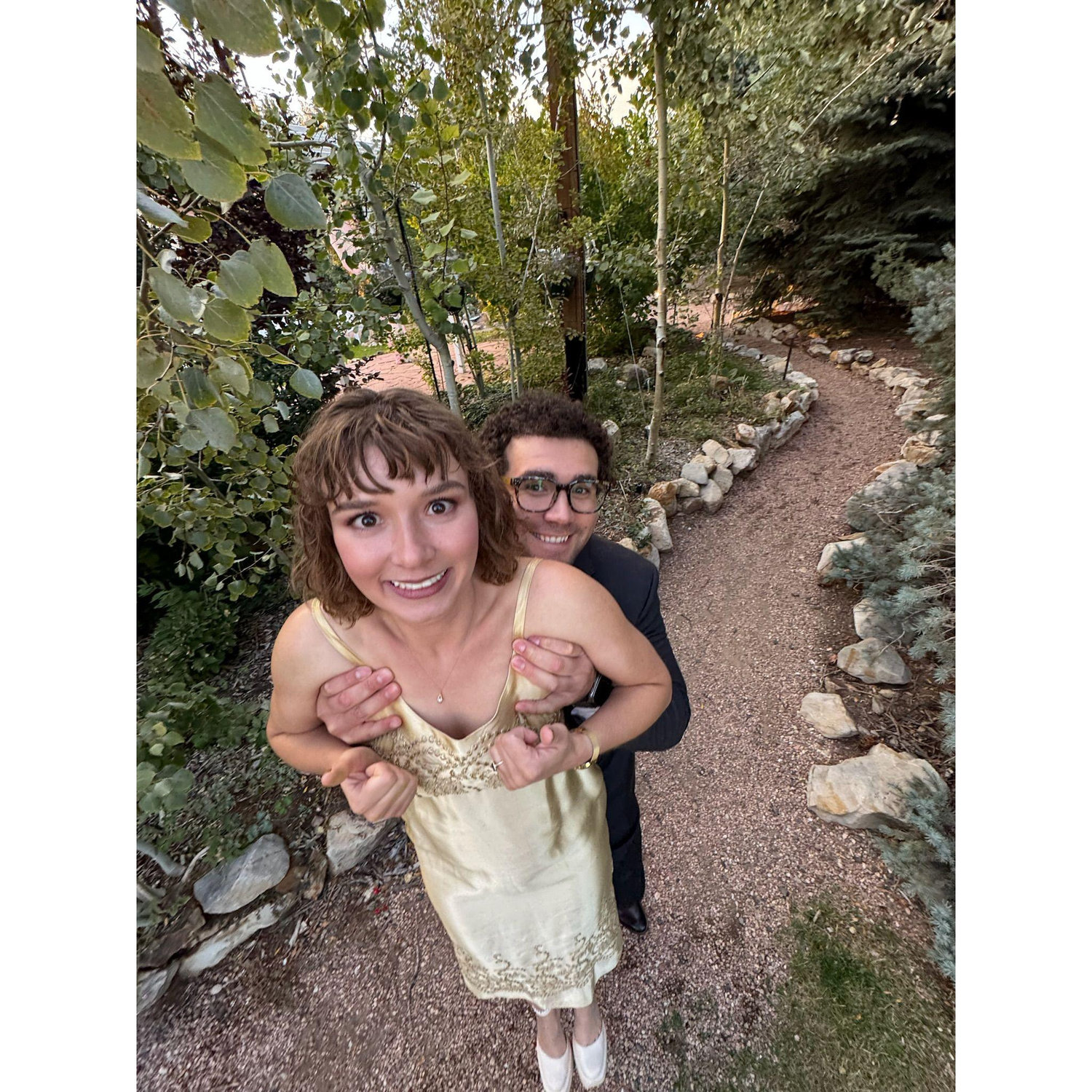 Goofin around at Dani & Paul's wedding - October 2024