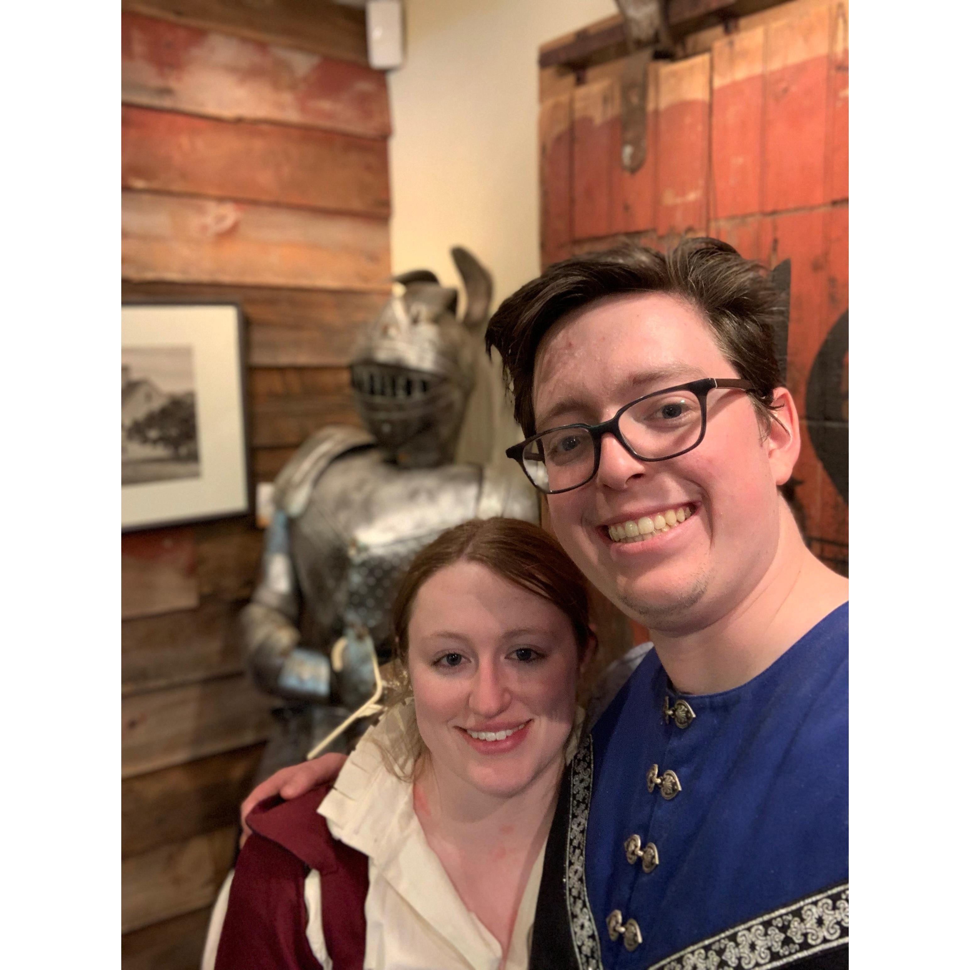 We love going to Renaissance Faires in full garb and then stopping in at a few other favorite places like 1634 Meadery on our way home.