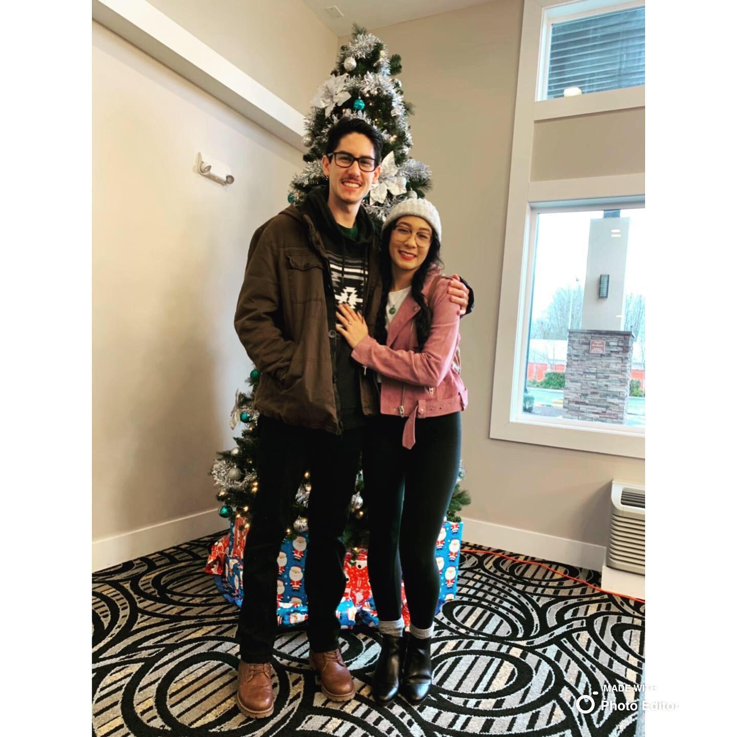 The first day of the 2020 New Year being engaged!