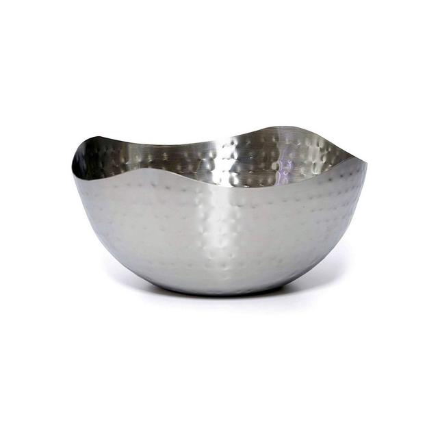 Bezrat Hammered Stainless Steel Serving Bowl Multipurpose