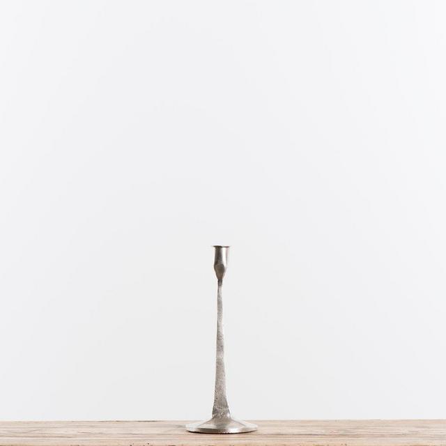 Nickel Gatecrest Taper Holder