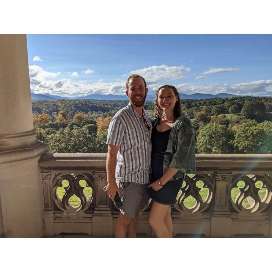 Visiting the Biltmore Estate in Asheville, NC.