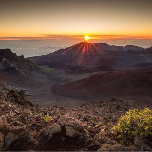 Sunset at Haleakalā