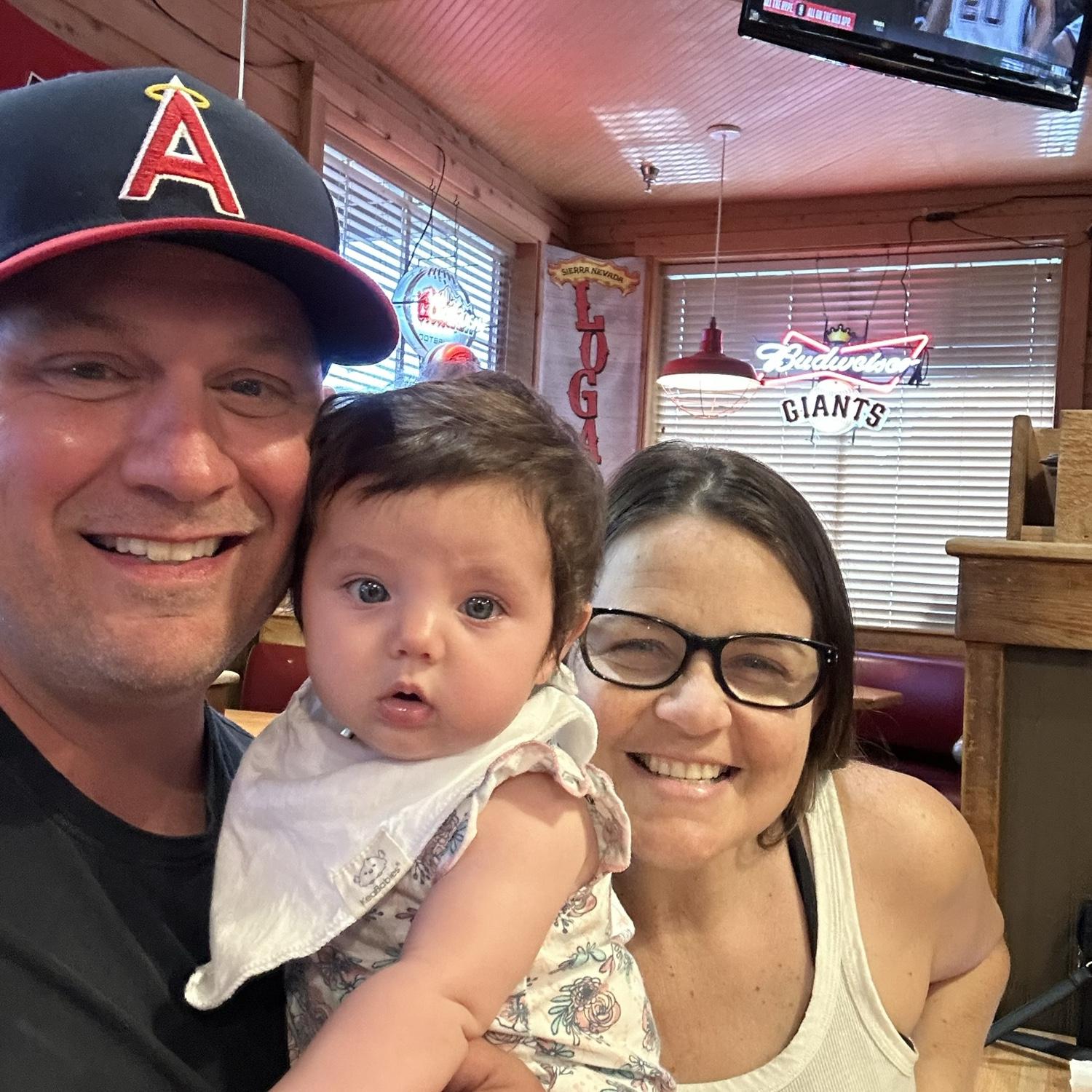 Out to dinner with family