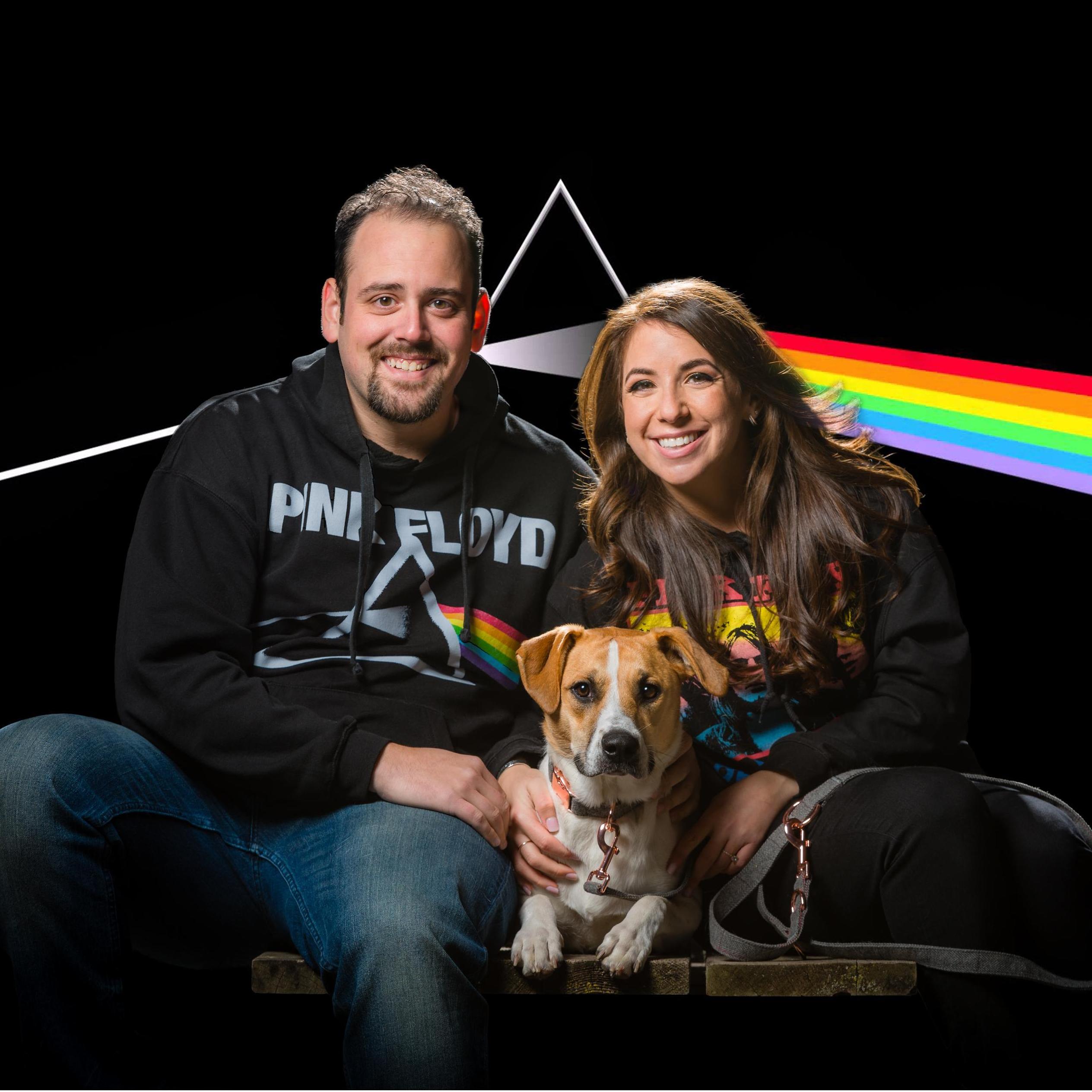 If you didn't know Brad is OBSESSED with Pink Floyd (Photo by Michael Lee Photography)