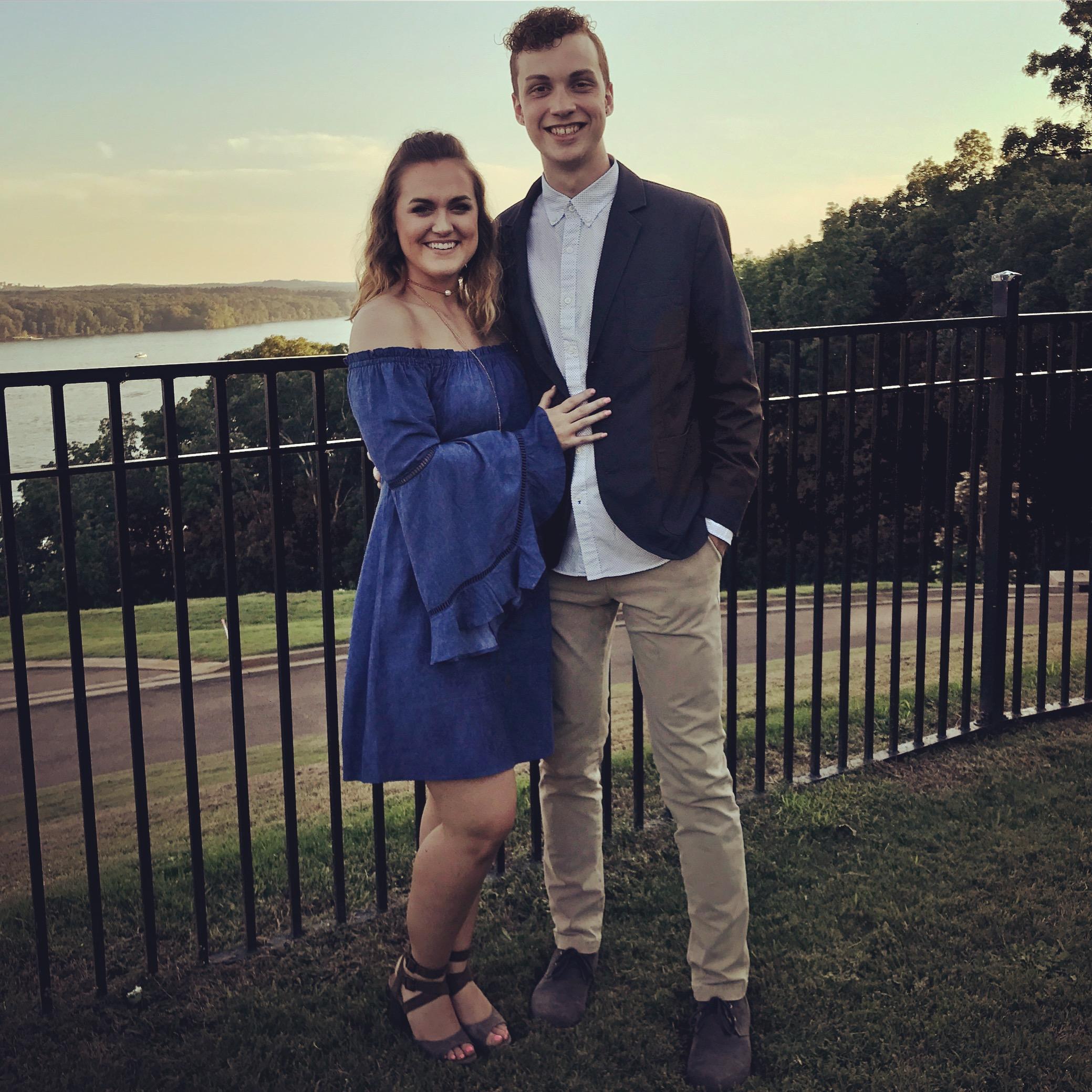At a friend's wedding, dreaming about our wedding!