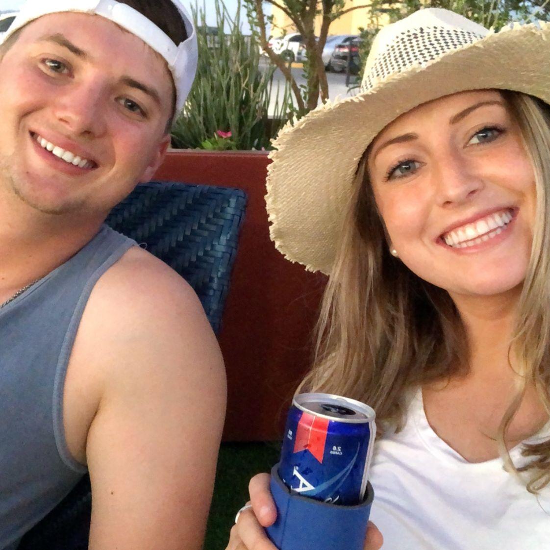 Our first photo after we moved in together in Arizona after graduating college.