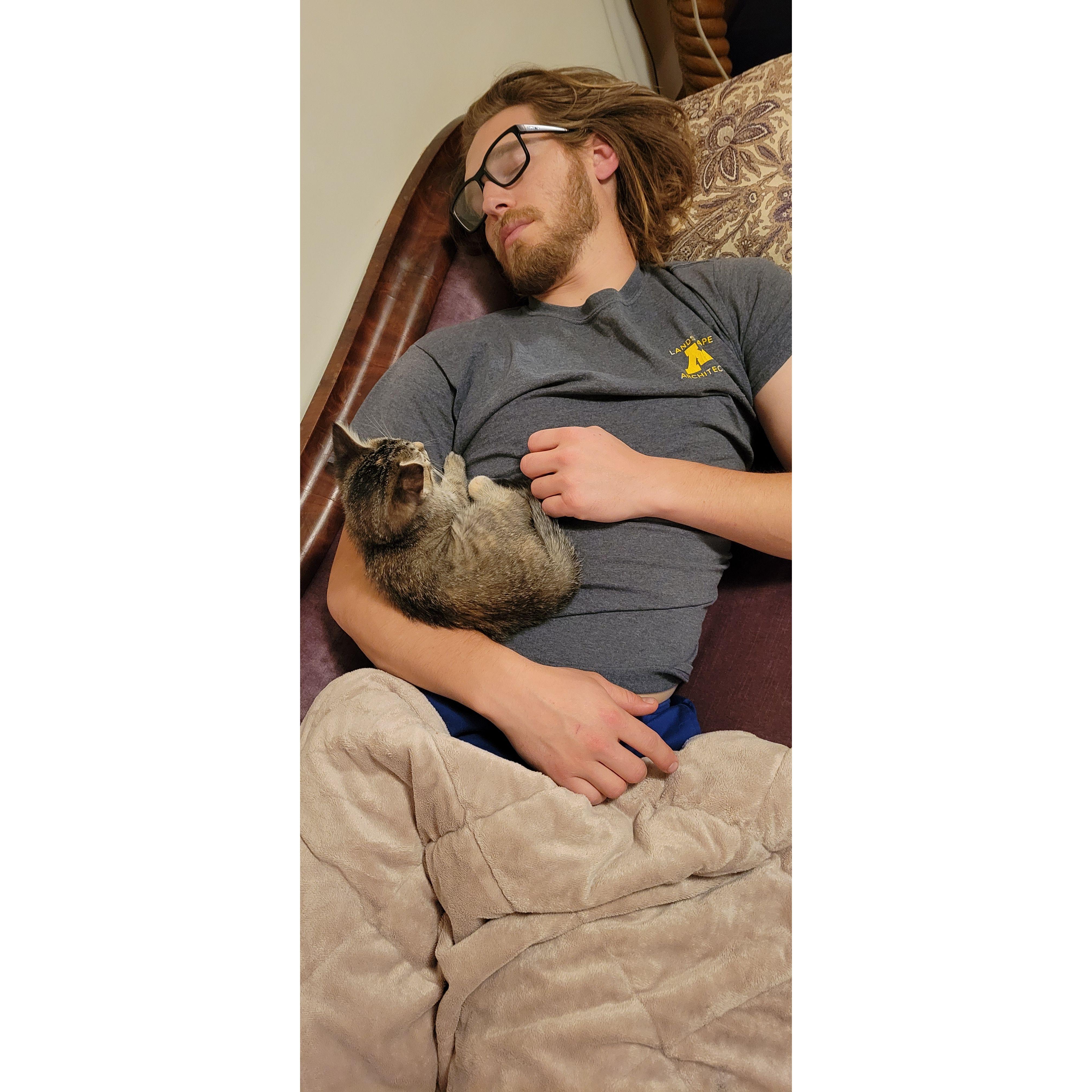 Our family grew by one when we brought baby Bayou home!