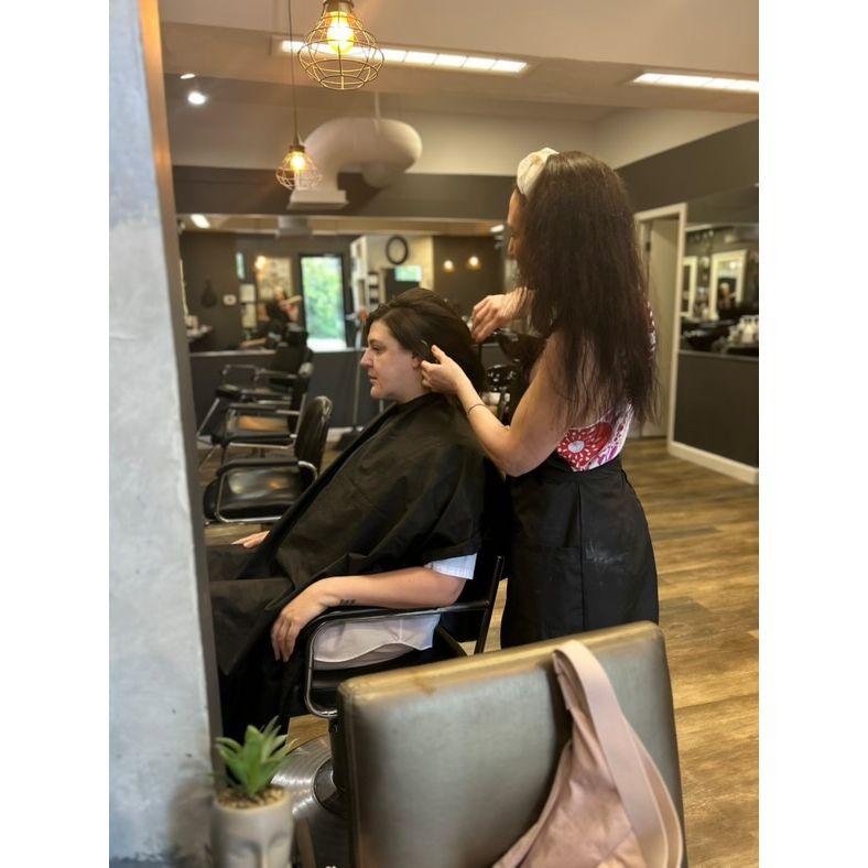 Early morning hair appt
