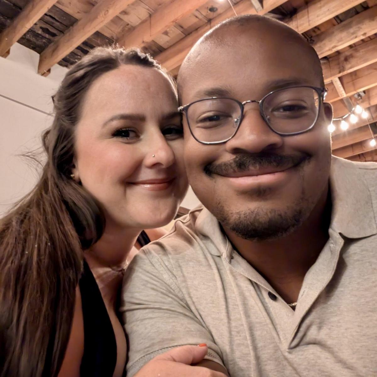 7/14/24- We love a soft smile :) This was in Minneappolis at our dear friends', Allison and Spencer, wedding.