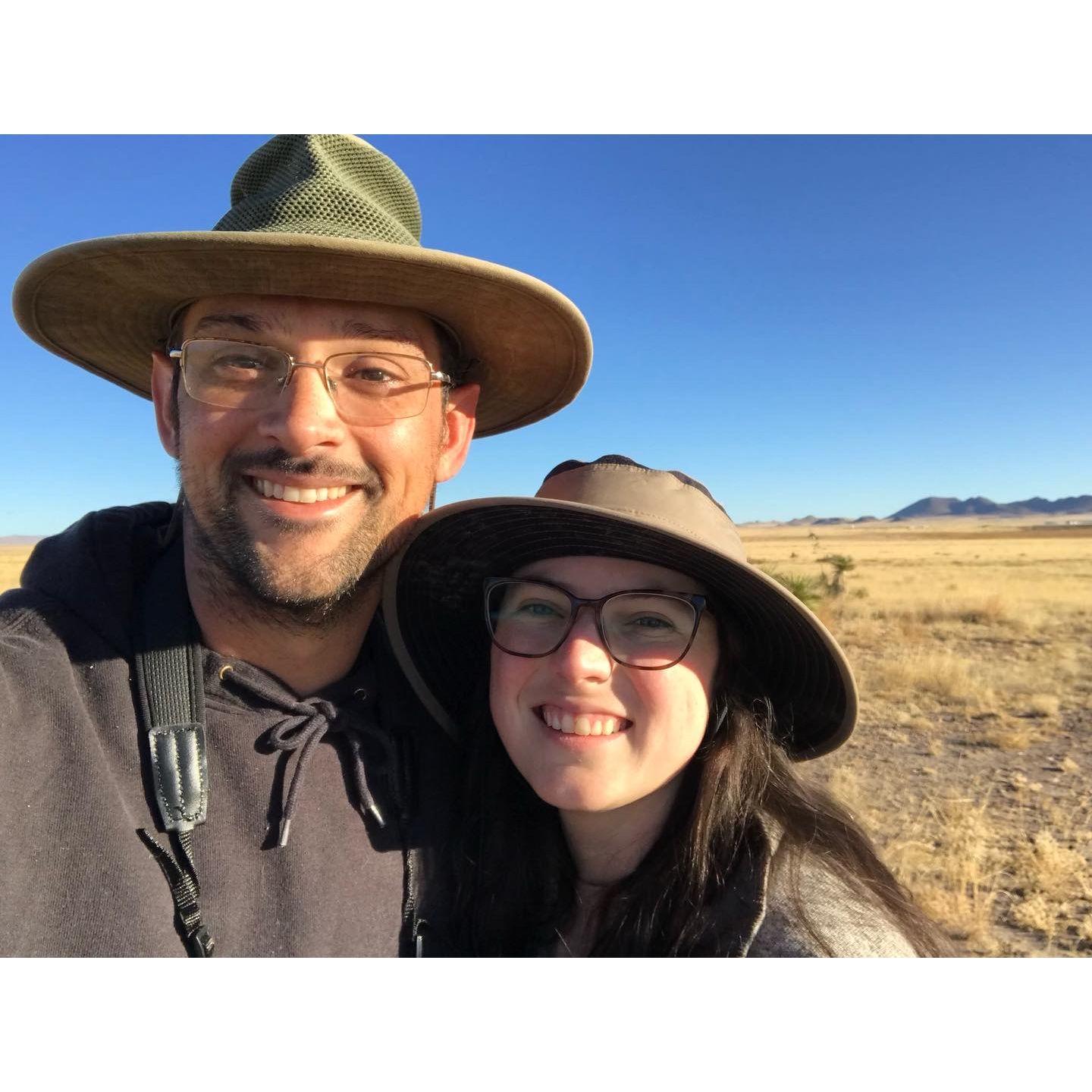 West Texas trip / when we decided to live together
