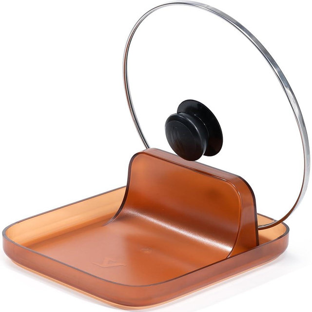 Li&Zhao Spoon Rest for Stove Top - Stove Spoon Holder for Kitchen Counter Pot Lid Holder Utensil Rest Cooking Spoon Holder